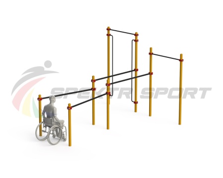 Купить Спортивный комплекс для инвалидов-колясочников WRK-D19_76mm в Лобни 