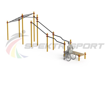Купить Спортивный комплекс для инвалидов-колясочников WRK-D22_76mm в Лобни 