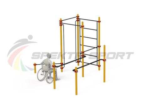 Купить Спортивный комплекс для инвалидов-колясочников WRK-D18_76mm в Лобни 