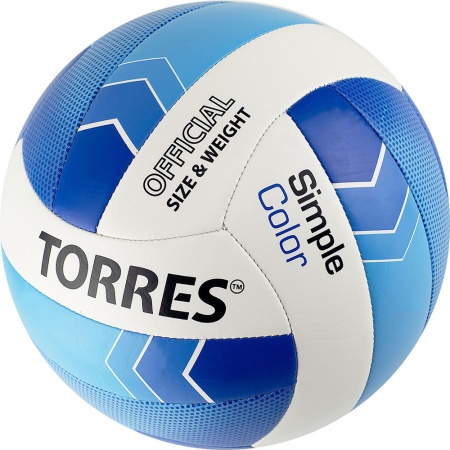 Купить Мяч волейбольный Torres Simple Color любительский р.5 в Лобни 